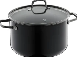 WMF Fusiontec Essential Fleischtopf mit Deckel, 24 cm, Black