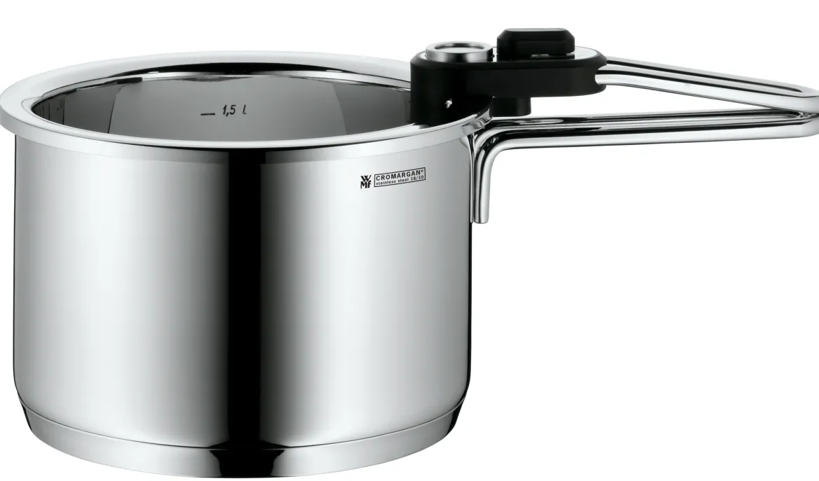 WMF Simmertopf mit Temperaturanzeige und Einsatz, 18 cm